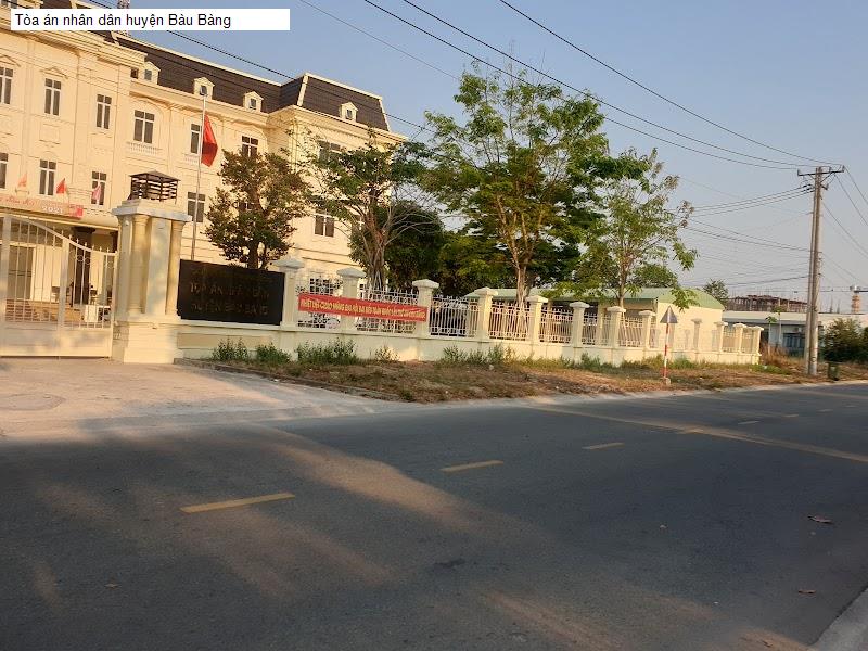 Tòa án nhân dân huyện Bàu Bàng